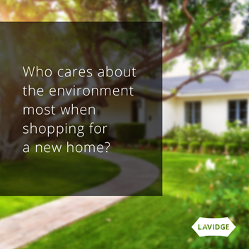 Who cares about the environment most when shopping for a new home?